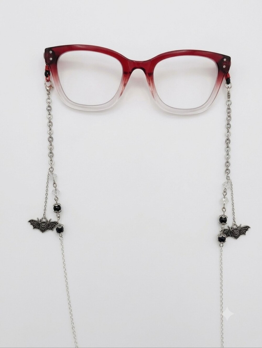Handcrafted One Of A Kind Eyeglass Chain.